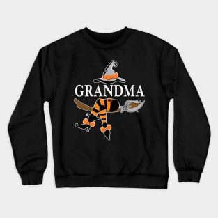 grandma witch halloween Crewneck Sweatshirt